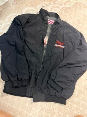 Goodwrench Vintage Dale Earnhardt Race Car Black Men's Bomber Jacket Size M